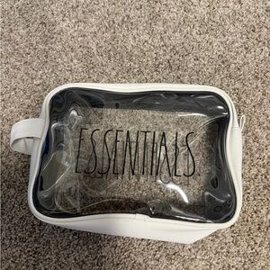 Rae Dunn White Essentials Cosmetic Bag